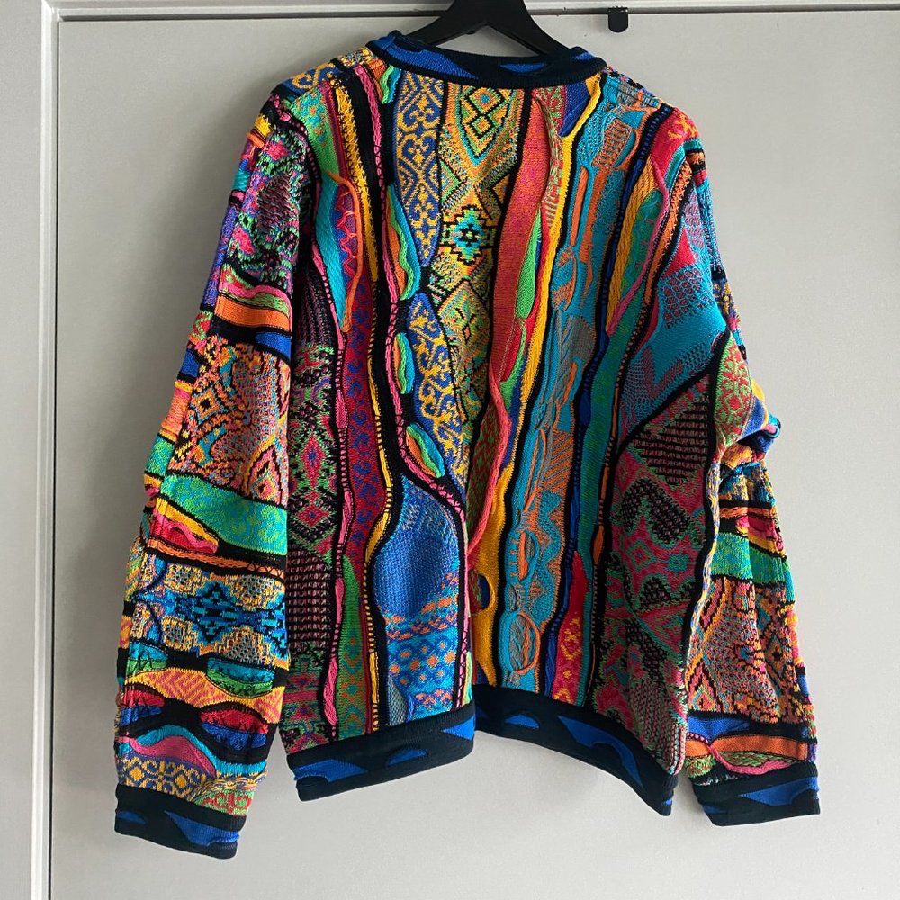 Rare Vintage COOGI Australia 3D Bright Multicolor Sweater - Picture 2 of 4